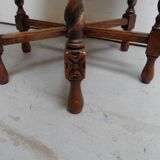 Antique oak sidetable
