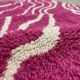 Traditional artisan beni ourain rug Bordeaux 150/250 cm