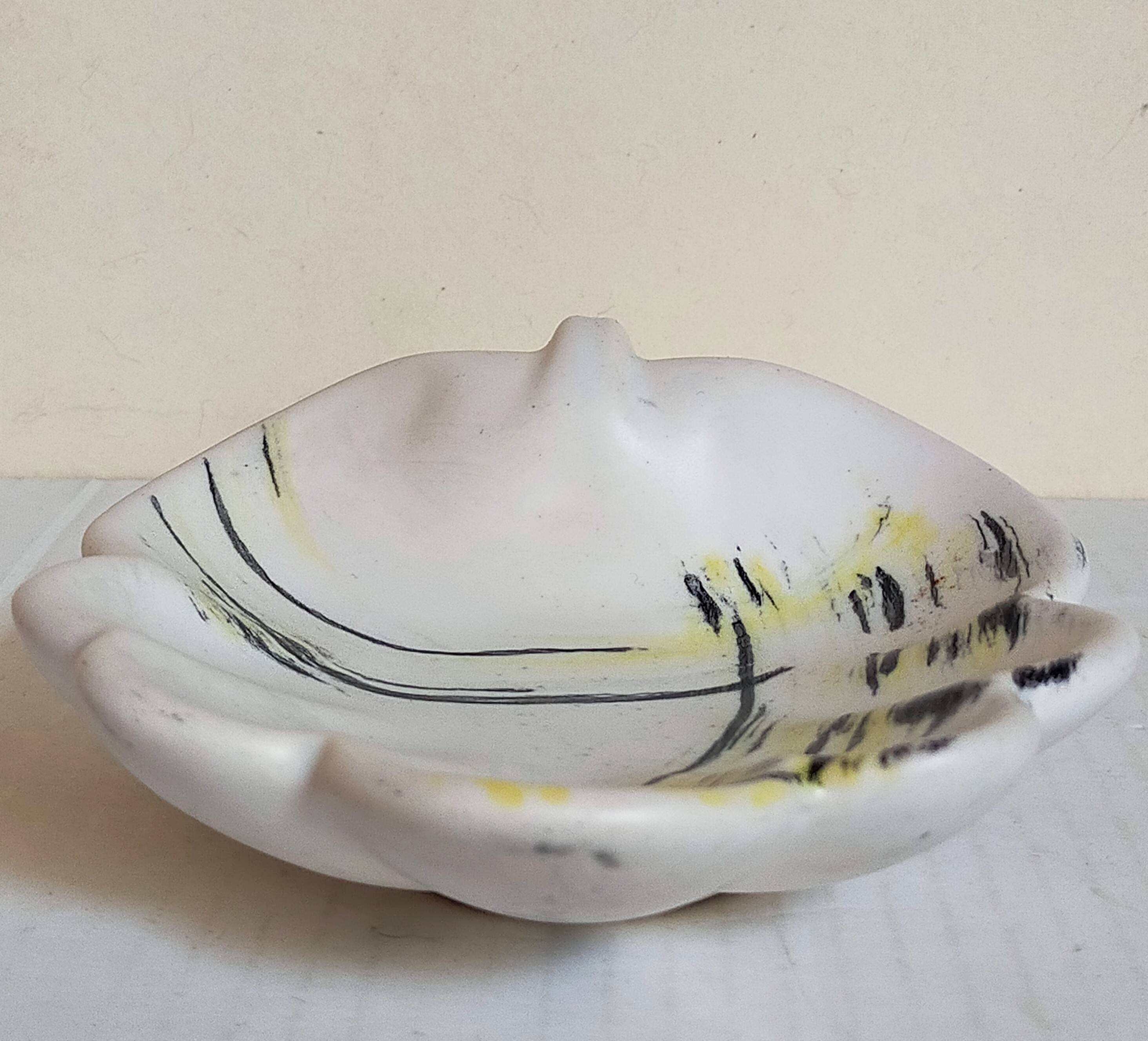 Vallauris ceramic pocket tray from the 1950s