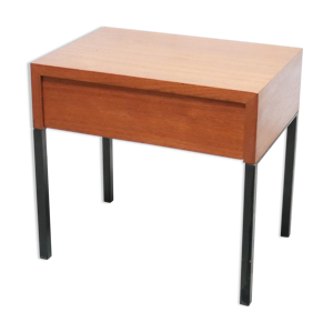 table de chevet moderniste en teck