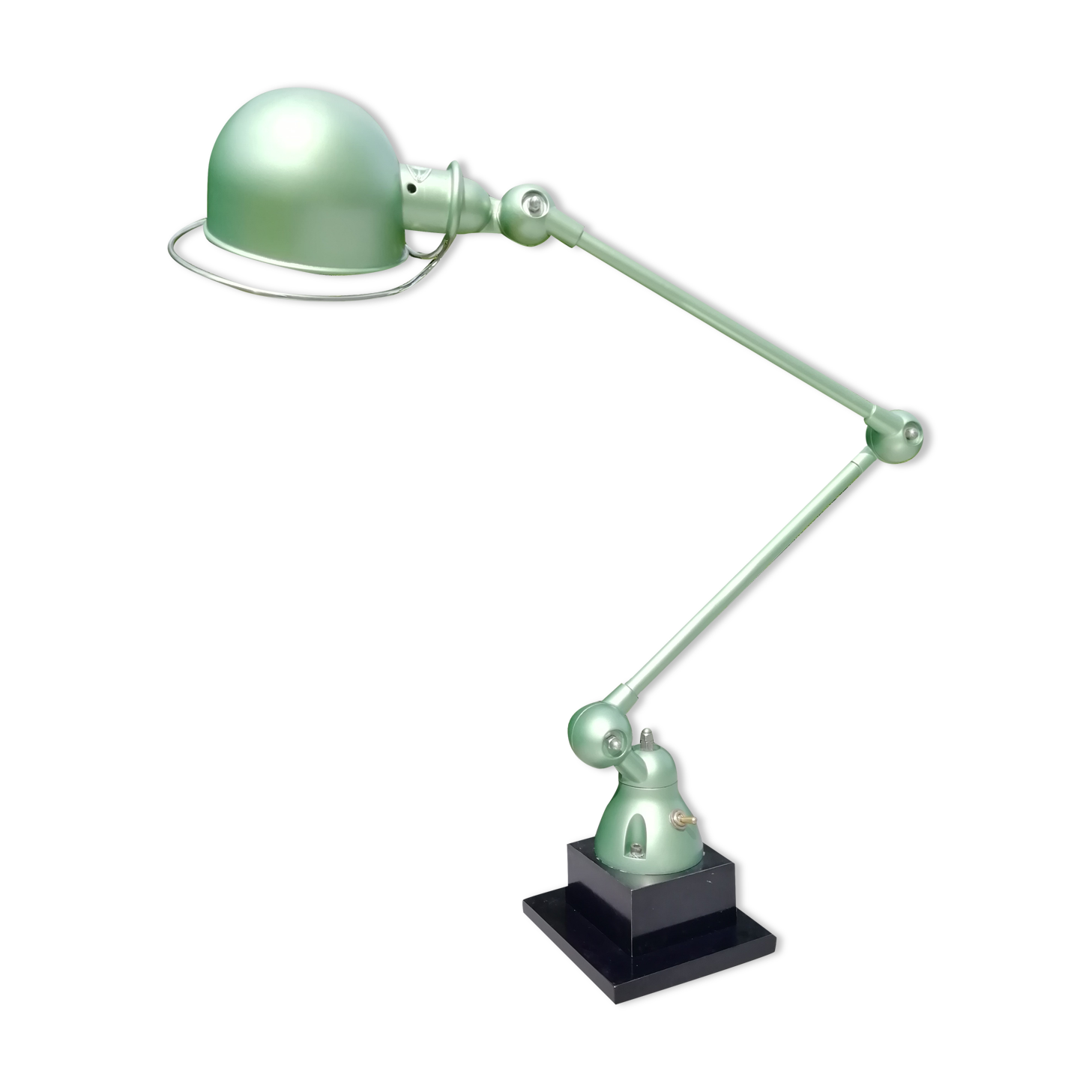 Lampe jielde 2 bras originale domecq lyon industrielle