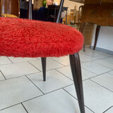 Chaise vintage scandinave moumoute circa 1960