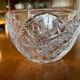 Pinwheel cut crystal bowl - bowl - empty pocket