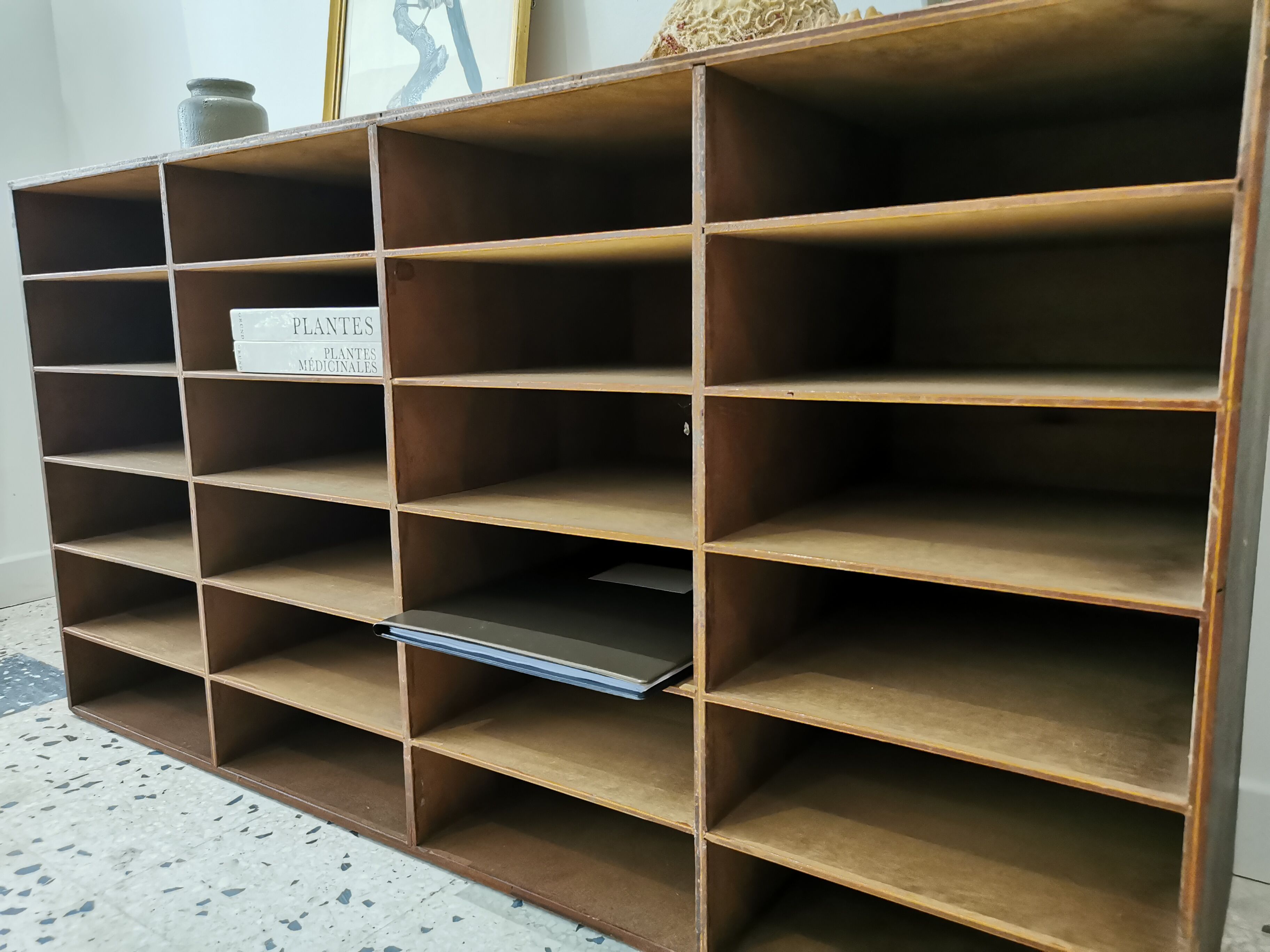 Vintage wooden sorting furniture