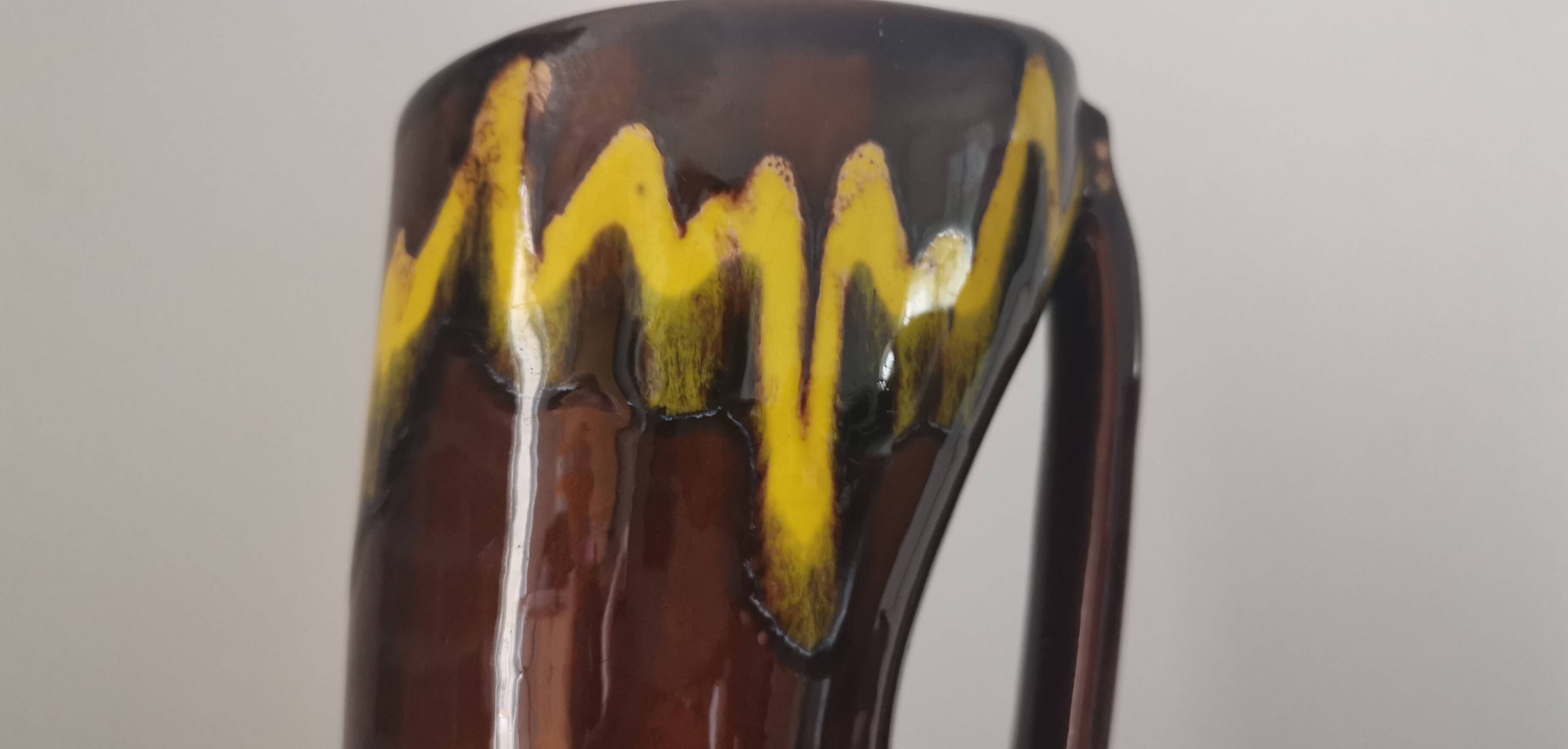 Old Anjou ceramic vase