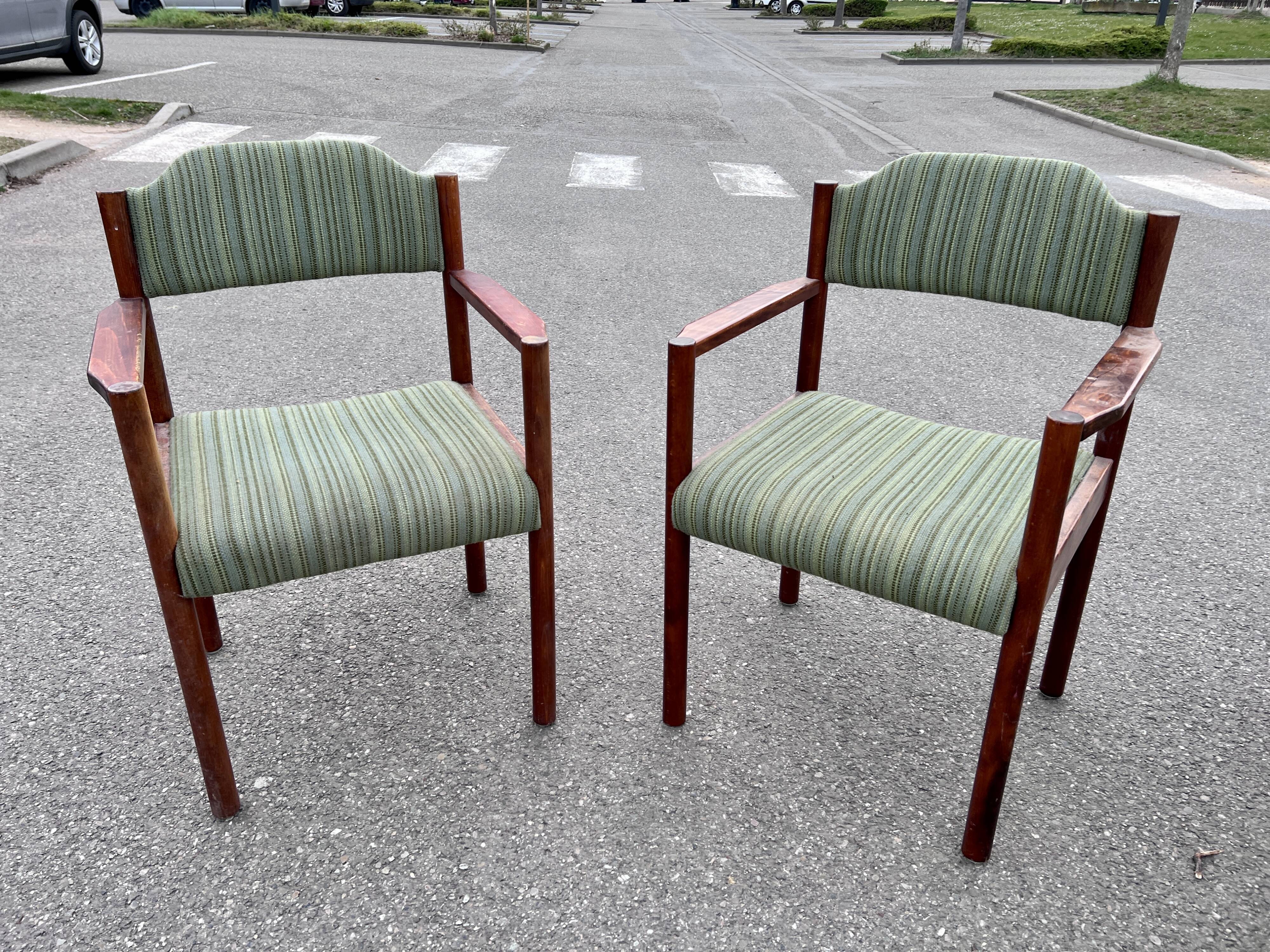 Scandinavian chair series armchair ottoman chair in rosewood