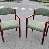 Scandinavian chair series armchair ottoman chair in rosewood