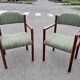 Série de chaises scandinave fauteuil chaise ottoman en palissandre