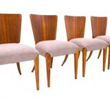 Set of 4 chairs designed by J. Halabala, 1930s.