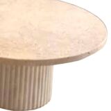 Travertine coffee table, stone table