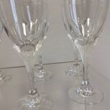Crystal wine glass