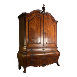 Deux corps en acajou blond de Cuba, Hollande, XVIIIème siècle