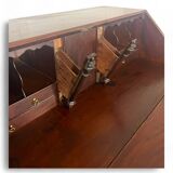 Commode, secrétaire, scriban de pente anglais en acajou, Angleterre XVIIIème