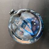 Handcrafted midnight blue pitcher signed