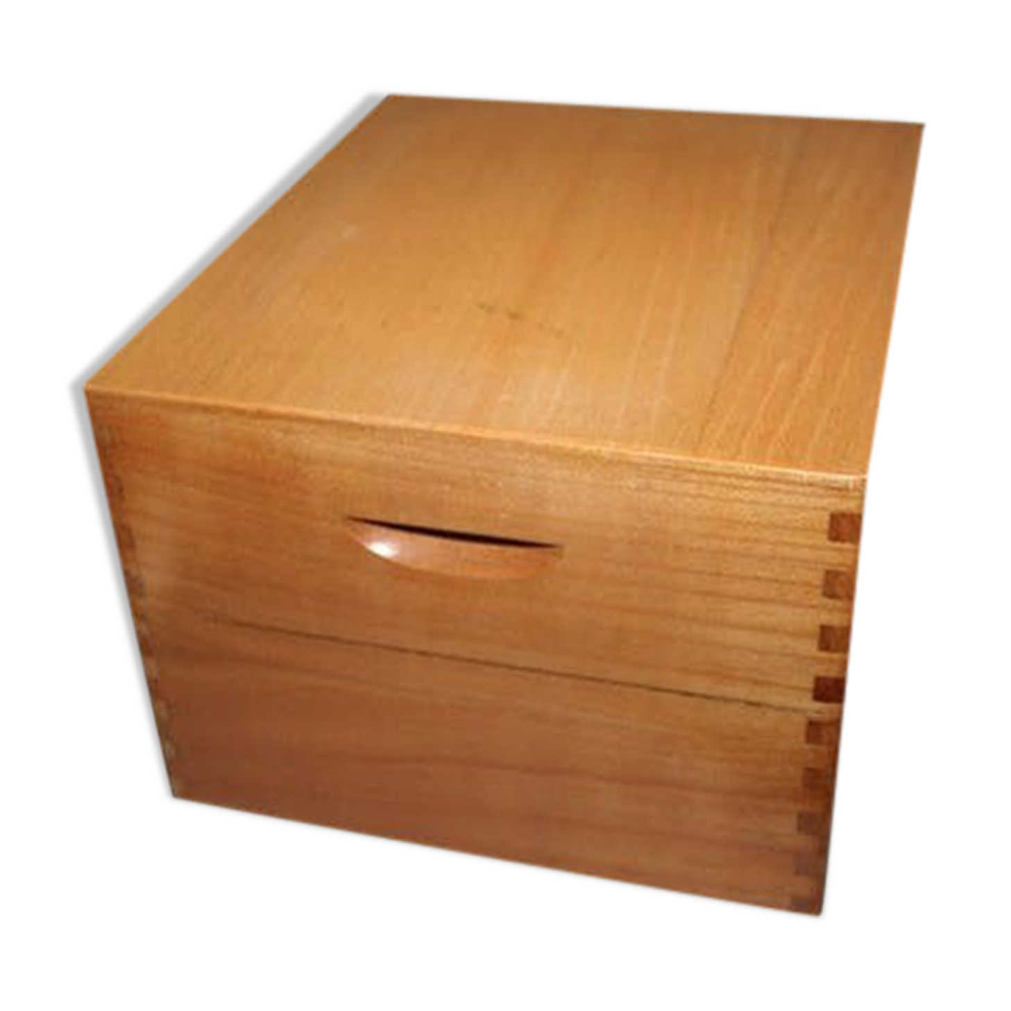 Patent wooden card box