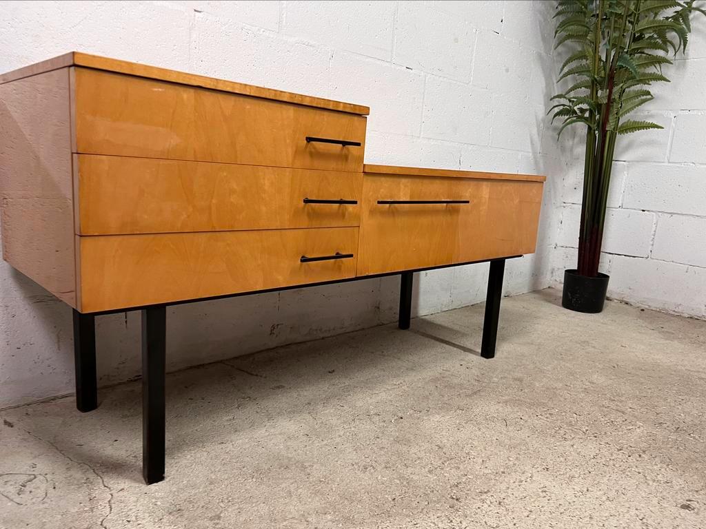 Meuble tv vintage, lowboard, armoire basse