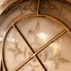 Set of 4 decorative carved glass windows from the 1900s