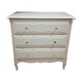 White chest of drawers