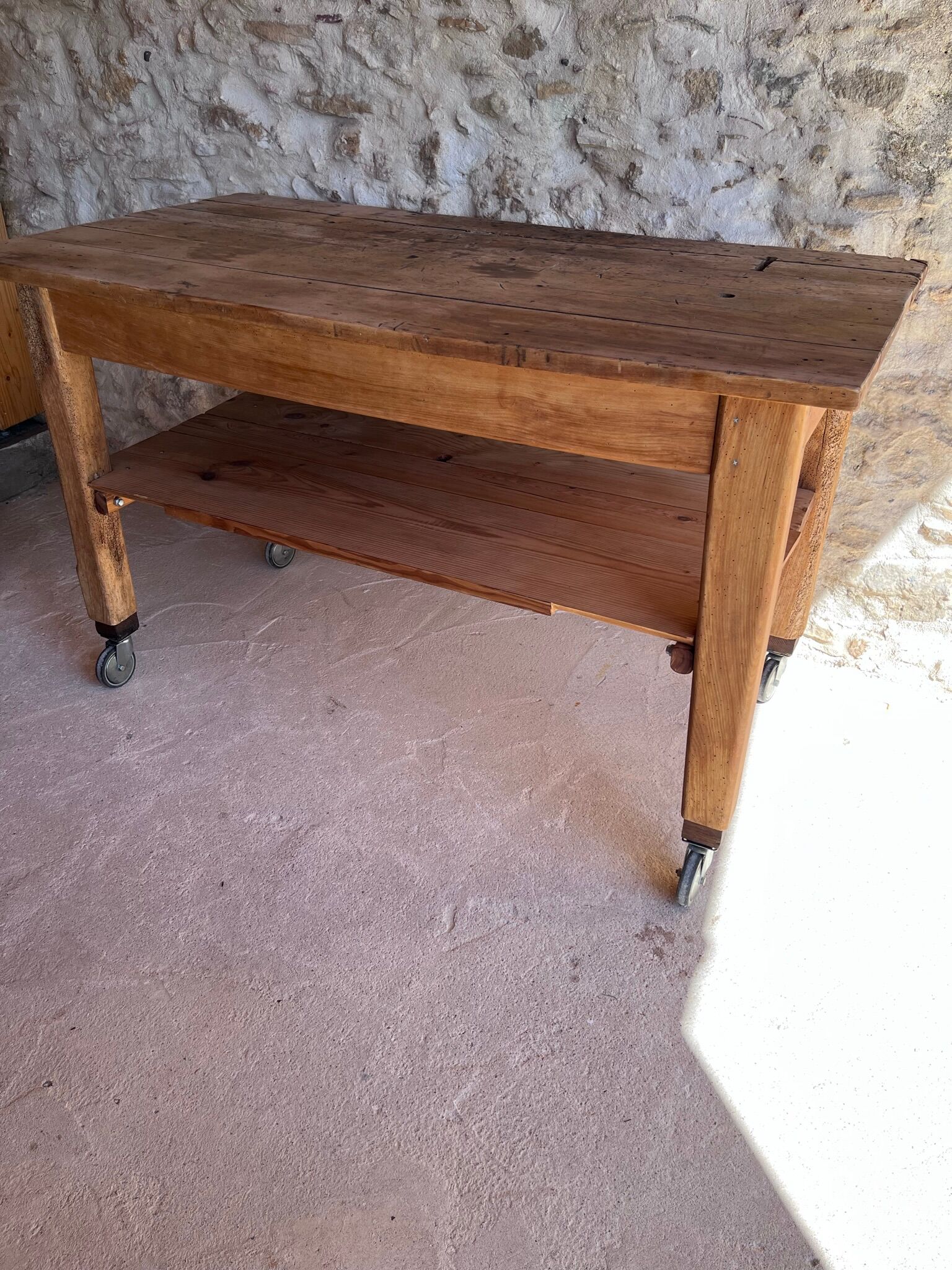 Old kitchen island/central workbench