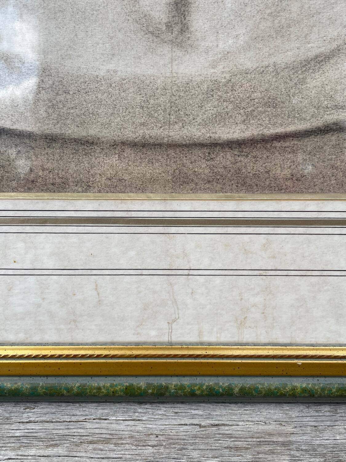 Pencil drawing of a bust