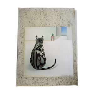 Lithographie ''le chat