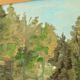 Huile sur toile suédoise originale – « Paysage »