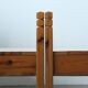 Pair of vintage chunky solid pine bedside tables, Denmark, 1970s