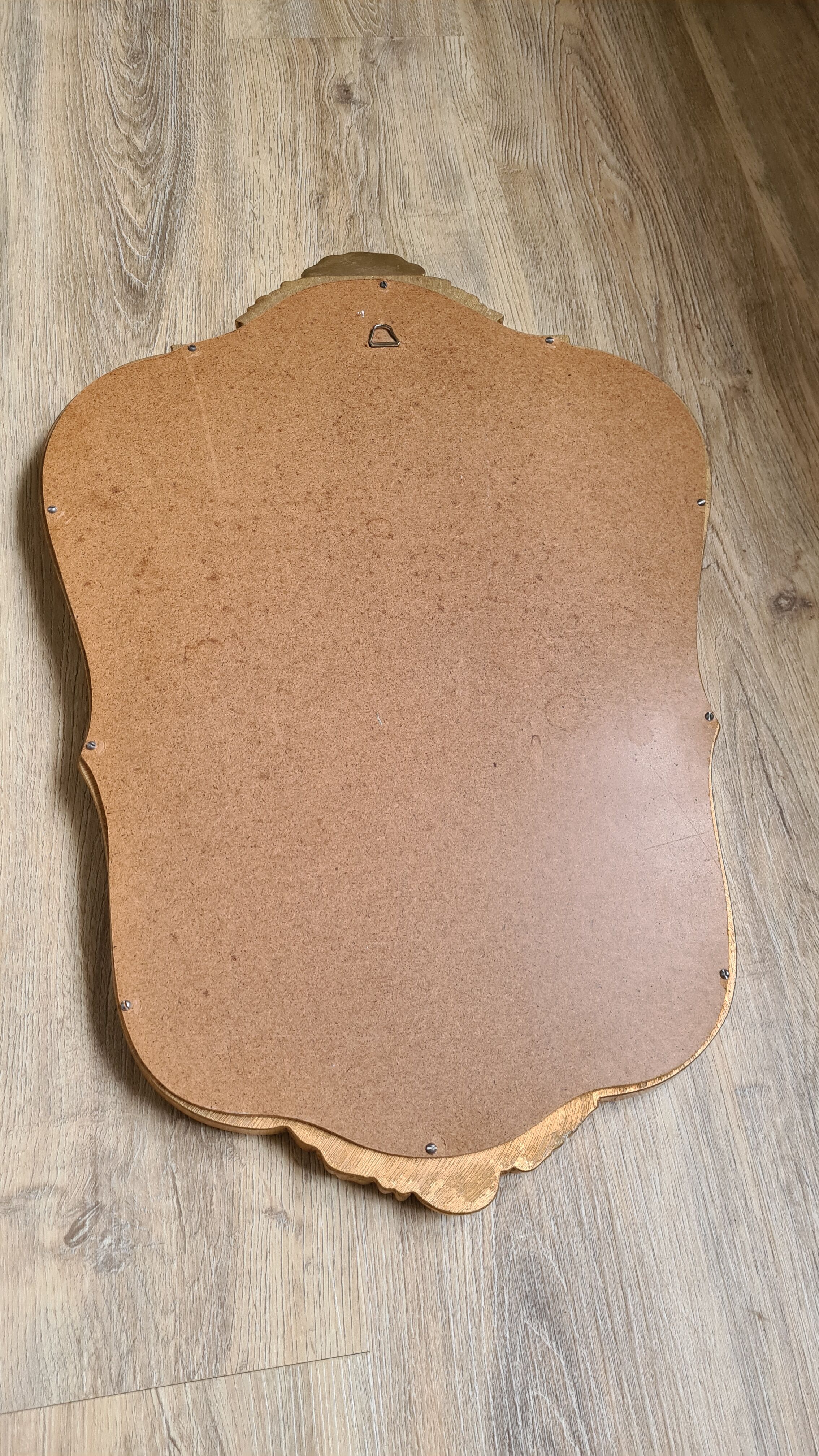 Old golden mirror rococo