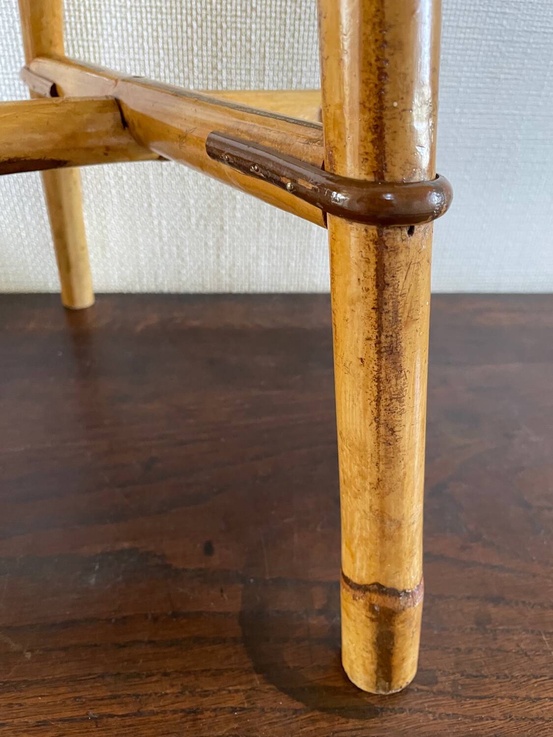 Vintage rattan stools