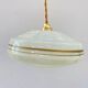 Pair of Art Deco Clichy glass pendant lights