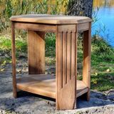 Old French oak side table