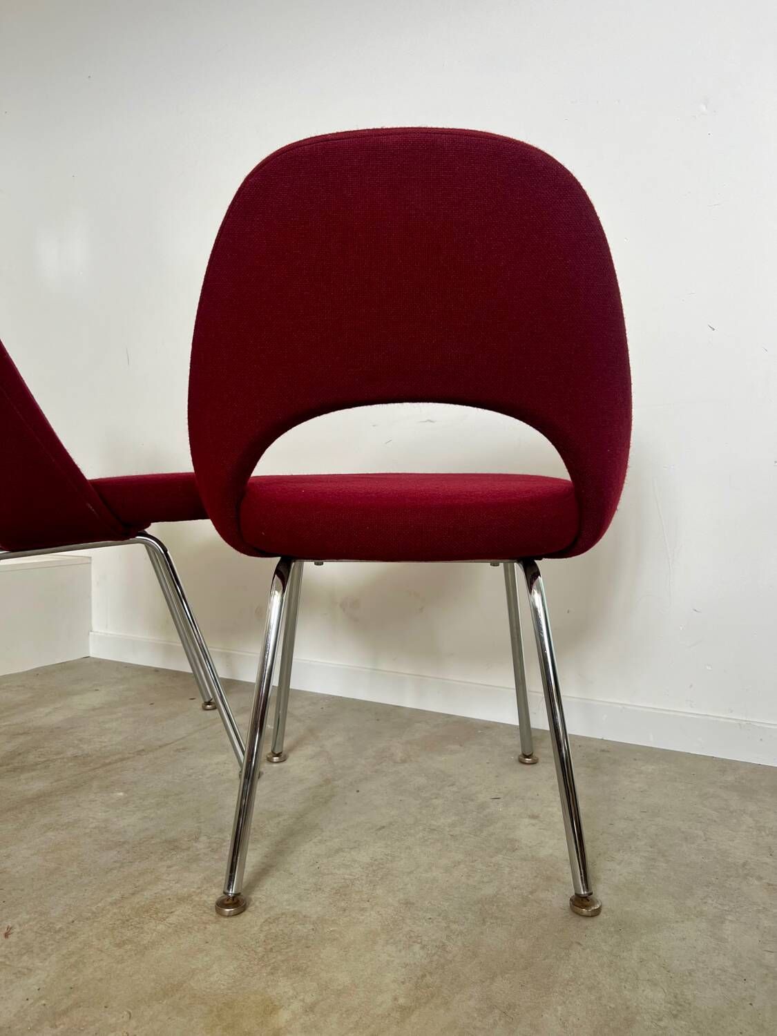 Lot 2 Old conference chairs 72 by Eero Saarinen Knoll International/ Wohnbedarf, 1968