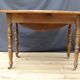 Louis Philippe oval table with flaps, cherry wood Ø120-108 x 74 cm