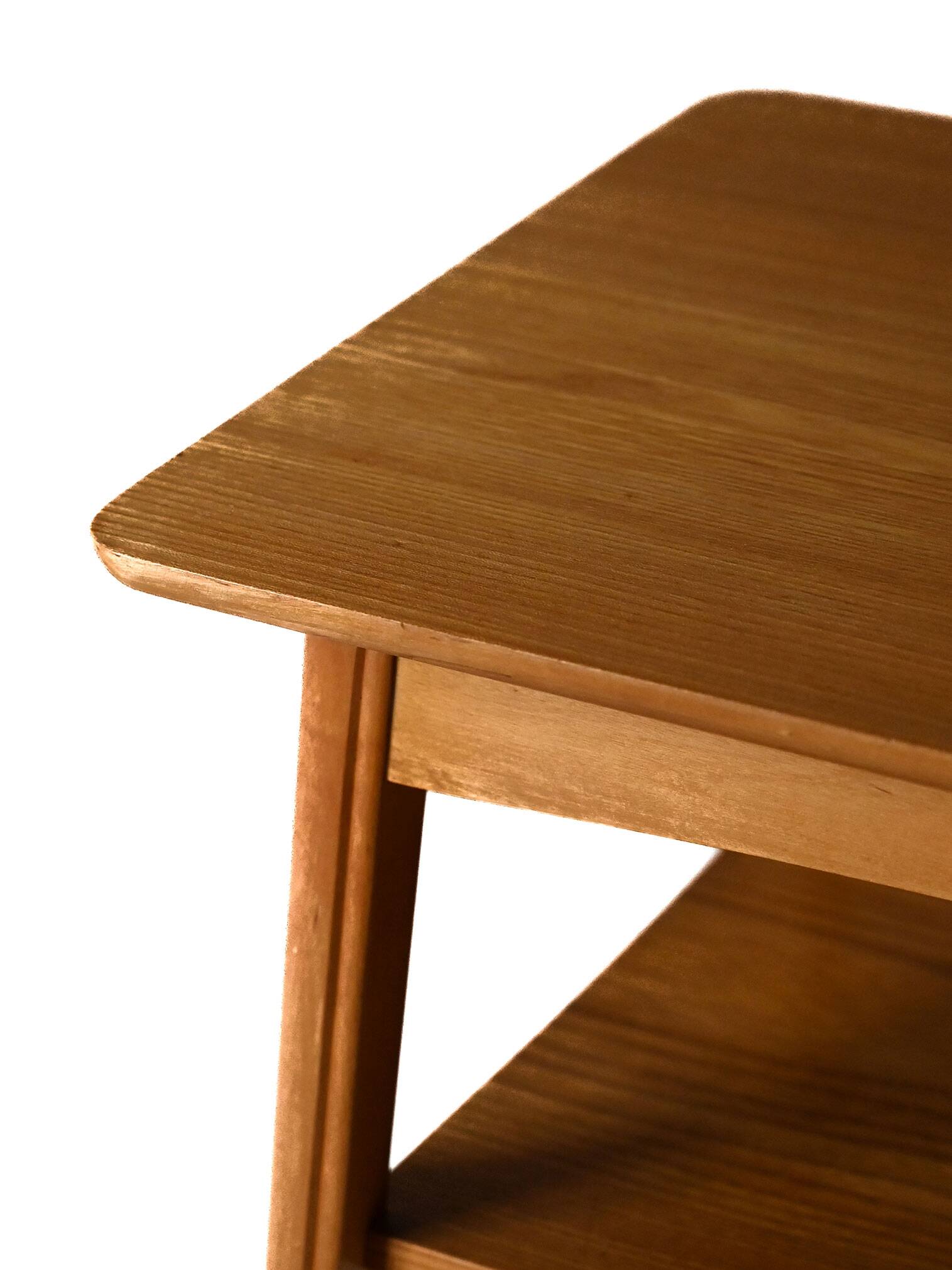 1960s Scandinavian Coffee Table in Solid Pine