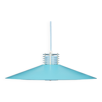 Lampe de design danoise colorée unique aux couleurs bleues