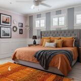 Handmade wool Berber rug 3 x 2 m