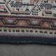 Beautiful vintage oriental rug with mainly blue colours 195x147cm
