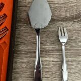 Jean Couzon 13-piece stainless steel dessert cutlery box/case