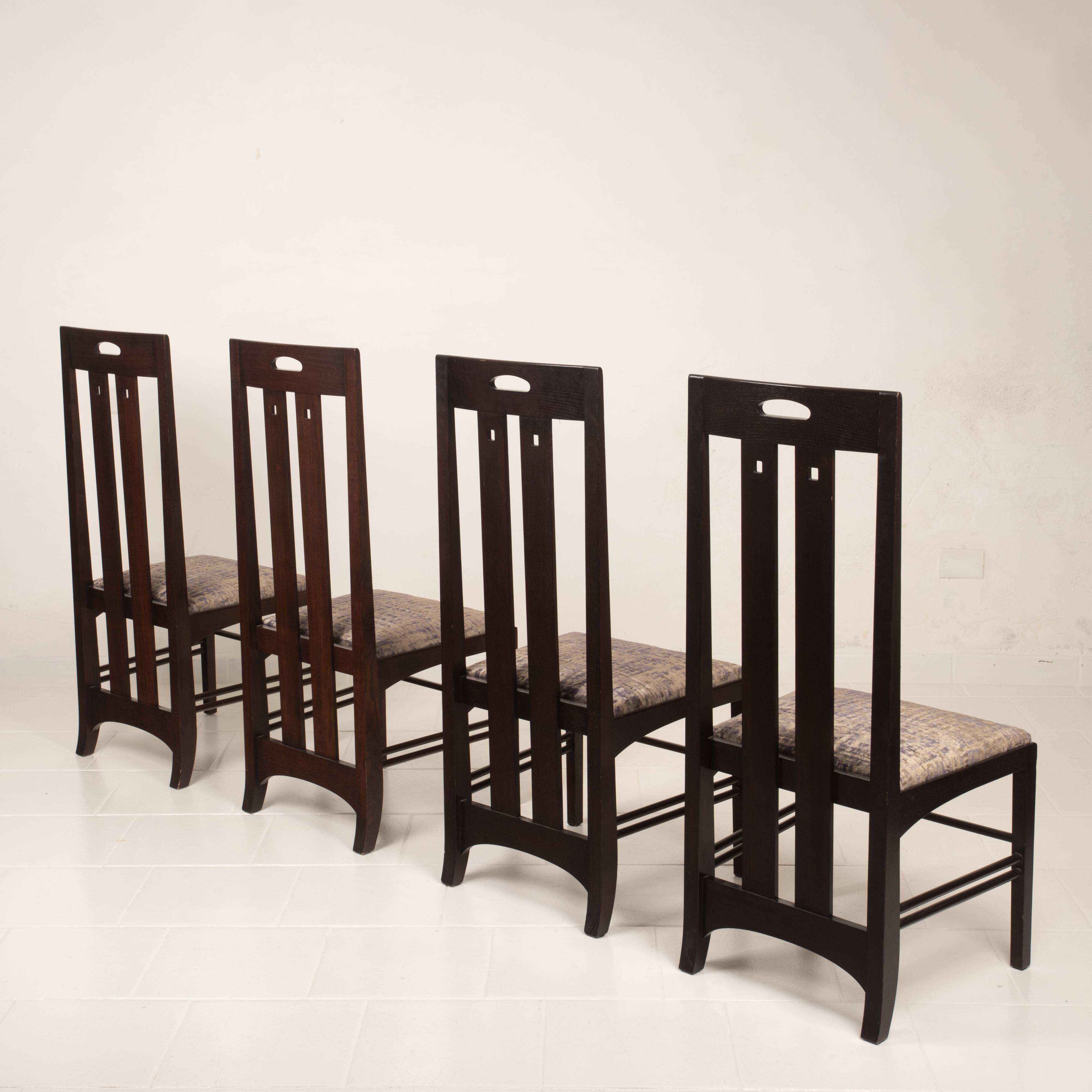 Chaises Ingram Low en bois de frêne au style de Glasgow de Charles Rennie Mackintosh pour Cass
