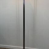 Floor lamp with gunmetal patina and brass