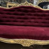 Golden wooden castle post from the Napoleonic III era.