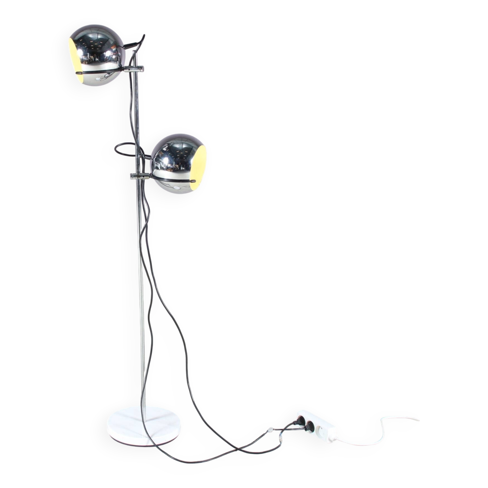 1970s Floor lamp with ball shades from the Netherlands