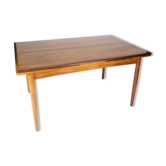 Table à manger en bois de rose avec extensions de design danois des années 1960