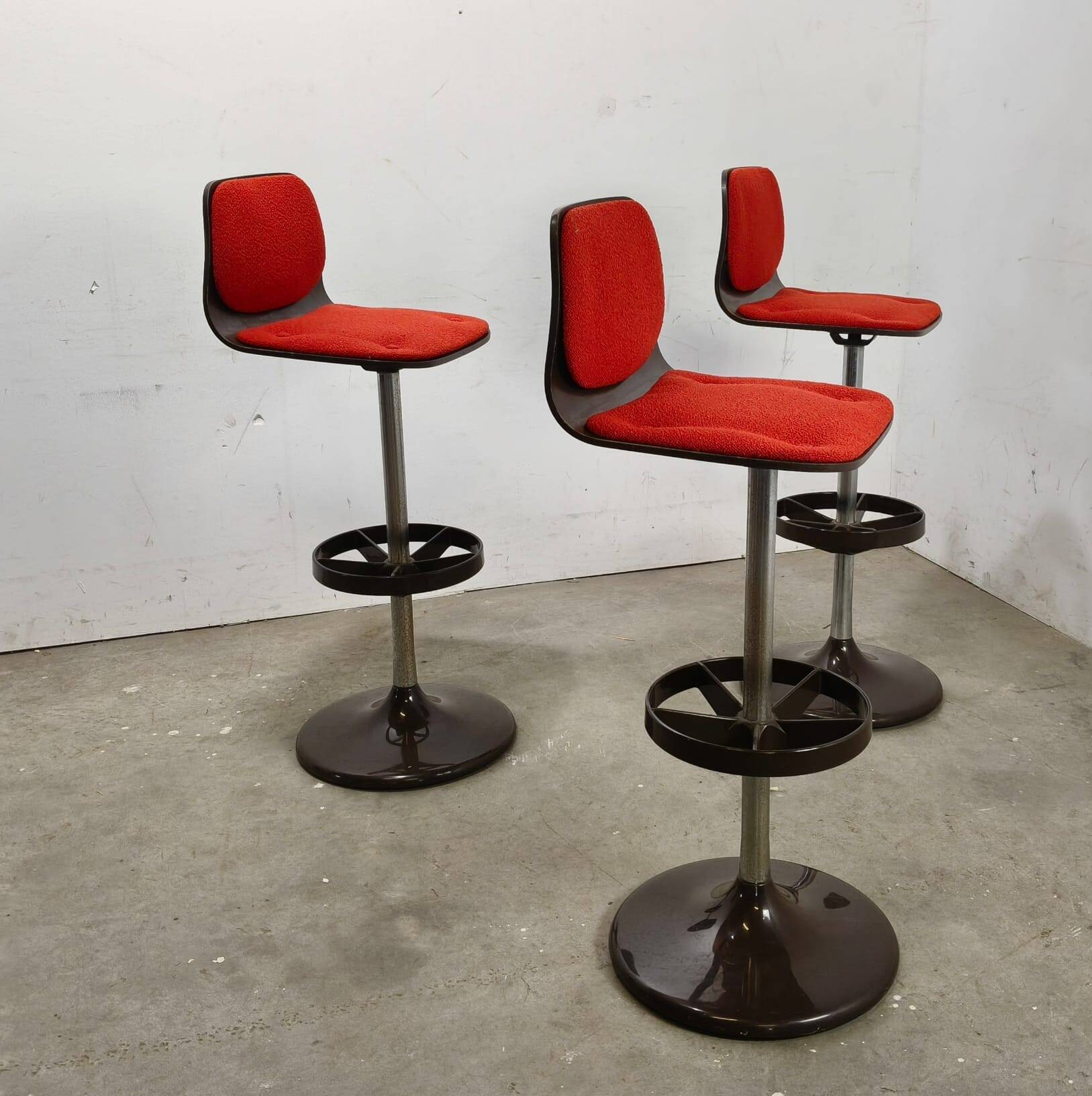 Space age stools Set of 3 - Retro Design