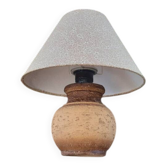 Lampe boule en terre cuite  France 1970