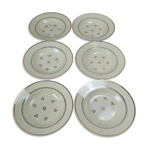 Lot de 6 assiettes creuses - gien