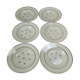 Set of 6 Gien deep plates