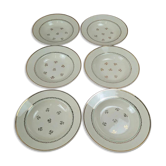 Lot de 6 assiettes creuses Gien