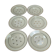 Set of 6 Gien deep plates