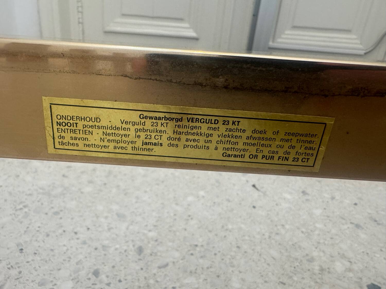 Pair of Belgo Chrom side tables, Belgium 1970s